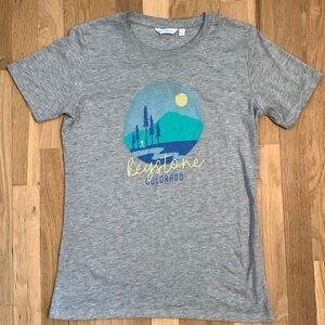NWT campdavid Graphic Tee Keystone Colorado Hiking Short Sleeve Shirt Women’s M